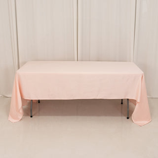 <h3 style="margin-left:0px;"><strong>Seamless Blush Lamour Satin Rectangle Tablecloth</strong>