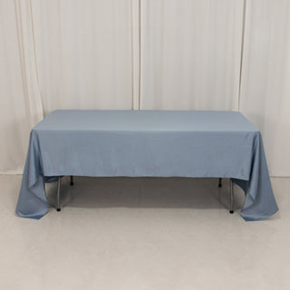 <h3 style="margin-left:0px;"><strong>Seamless Dusty Blue Lamour Satin Rectangle Tablecloth</strong>