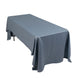 60x126inch Dusty Blue Seamless Lamour Satin Rectangle Tablecloth