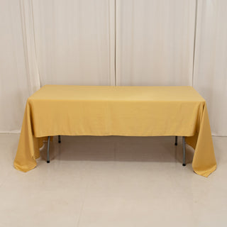 <h3 style="margin-left:0px;"><strong>Seamless Champagne Lamour Satin Rectangle Tablecloth</strong>