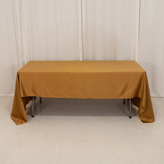 <h3 style="margin-left:0px;"><strong>Seamless Gold Lamour Satin Rectangle Tablecloth</strong>