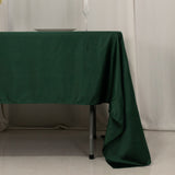 60x126inch hunter emerald green Seamless Lamour Satin Rectangle Tablecloth