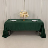 60x126inch hunter emerald green Seamless Lamour Satin Rectangle Tablecloth