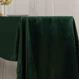 60x126inch hunter emerald green Seamless Lamour Satin Rectangle Tablecloth