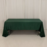 60x126inch hunter emerald green Seamless Lamour Satin Rectangle Tablecloth