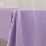 60x126inch lavender lilac Seamless Lamour Satin Rectangle Tablecloth