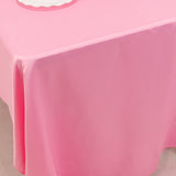 60x126inch pink Seamless Lamour Satin Rectangle Tablecloth