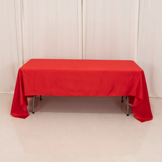 <h3 style="margin-left:0px;"><strong>Seamless Red Lamour Satin Rectangle Tablecloth</strong>