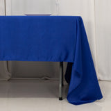 60x126inch royal blue Seamless Lamour Satin Rectangle Tablecloth