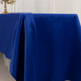 60x126inch royal blue Seamless Lamour Satin Rectangle Tablecloth