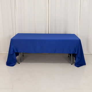 <h3 style="margin-left:0px;"><strong>Seamless Royal Blue Lamour Satin Rectangle Tablecloth</strong>