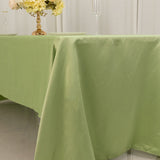 60x126inch sage green Seamless Lamour Satin Rectangle Tablecloth