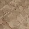 120inch Taupe 3D Leaf Petal Taffeta Fabric Seamless Round Tablecloth#whtbkgd