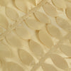 90x132Inch Champagne Leaf Petal Taffeta Rectangle Tablecloth#whtbkgd