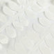 90x132Inch Ivory Leaf Petal Taffeta Rectangle Tablecloth#whtbkgd