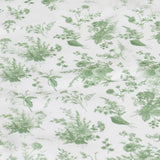 Dusty Sage Green Floral Polyester Rectangular Tablecloth - 90x156inch