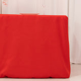 Red Fitted Premium Polyester Rectangle Tablecloth 6ft Table Cover