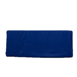 Royal Blue Fitted Premium Polyester Rectangle Tablecloth 6ft Table Cover