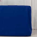 Royal Blue Fitted Premium Polyester Rectangle Tablecloth 6ft Table Cover