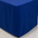 Royal Blue Fitted Premium Polyester Rectangle Tablecloth 6ft Table Cover