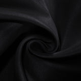 Black Fitted Premium Polyester Rectangle Tablecloth 8ft Table Cover For 96x30inch Tables#whtbkgd