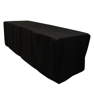 <h3 style="margin-left:0px;"><strong>Premium Black Fitted Premium Polyester Rectangle Tablecloth</strong>