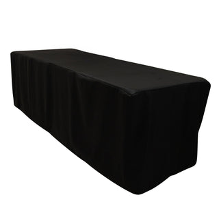 <h3 style="margin-left:0px;"><strong>Premium Black Fitted Premium Polyester Rectangle Tablecloth</strong>