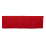 Red Fitted Premium Polyester Rectangle Tablecloth 8ft Table Cover For