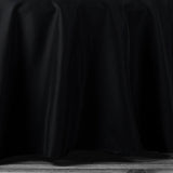 108" Fire Retardant Black Tablecloth Premium Polyester Round Table Cover