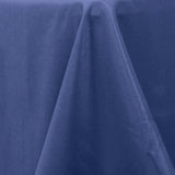 Navy Blue Seamless Polyester Round Tablecloth 120inch Inherently Flame Retardant Table Cover#whtbkgd