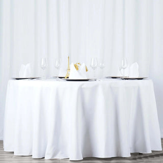 <h3 style="margin-left:0px;"><strong>Stylish and Versatile White Tablecloth</strong>