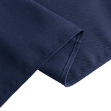 60"x126" Fire Retardant Navy Blue Tablecloth Premium Polyester Rectangular Table Cover