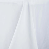 60"x126" Fire Retardant White Tablecloth Premium Polyester Rectangular Table Cover#whtbkgd