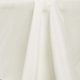 90x132inch Ivory Fire Retardant Tablecloth, Seamless Premium Polyester Rectangular Table#whtbkgd