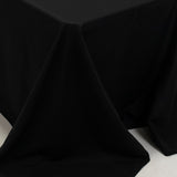 90x156inch Black Fire Retardant Tablecloth, Seamless Premium Polyester Rectangular Table Cover