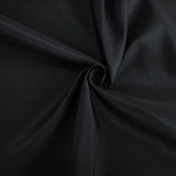 90" Fire Retardant Black Tablecloth Premium Polyester Round Table Cover#whtbkgd