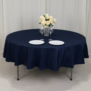 <span style="background-color:transparent;color:#000000;">Stylish and Versatile Navy Blue Tablecloth</span>