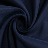 90" Fire Retardant Navy Blue Tablecloth Premium Polyester Round Table Cover#whtbkgd