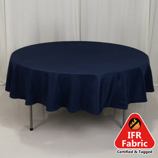 <span style="background-color:transparent;color:#000000;">Navy Blue Round Tablecloth</span>