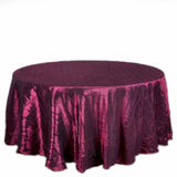 120" Burgundy Pintuck Round Tablecloth#whtbkgd
