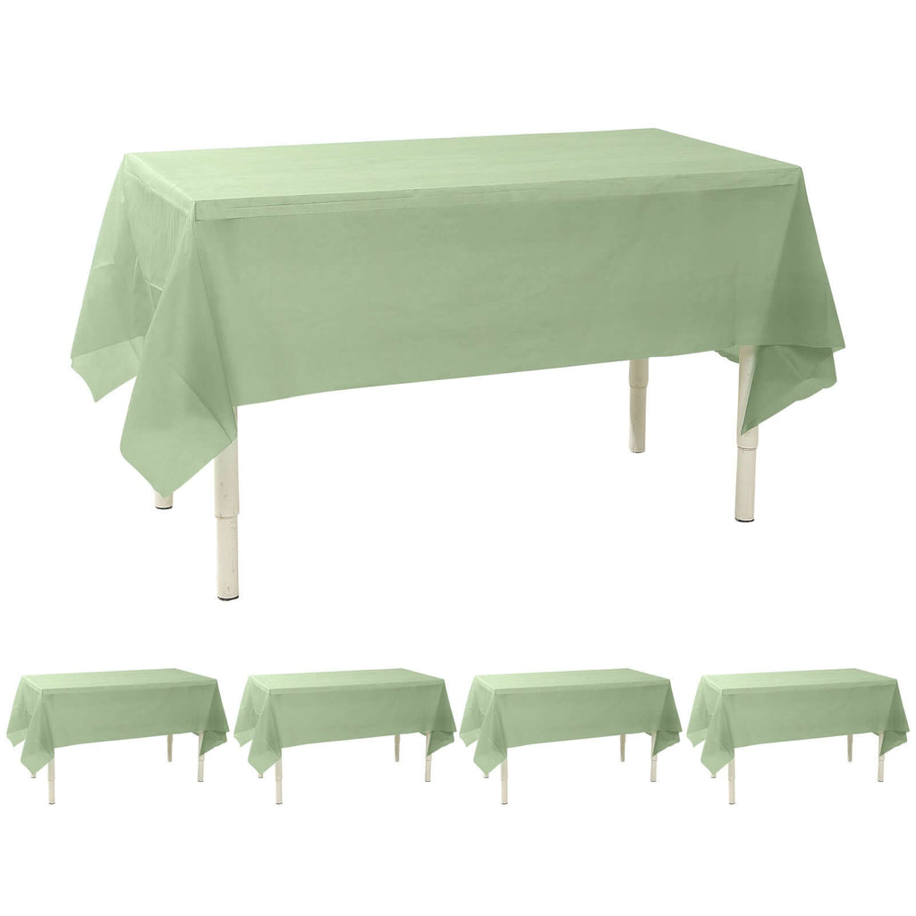 Sage Green Plastic Table Covers