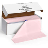 Blush Plastic Tablecloth Roll in A Cut-to-Size Box with Slide Cutter, Cuts Up to 36 Rectangle 8 Feet