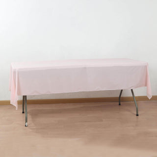 <h3 style="margin-left:0px;"><strong>Blush Plastic Table Cover Roll: Effortless Elegance for Any Event</strong>