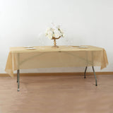 Gold Plastic Tablecloth Roll in A Cut-to-Size Box with Slide Cutter, Cuts Up to 36 Rectangle 8 Feet