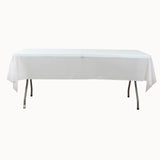 White Plastic Tablecloth Roll in A Cut-to-Size Box with Slide Cutter, Cuts Up to 36 Rectangle 8 Feet