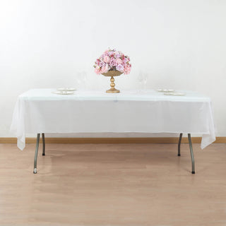 <h3 style="margin-left:0px;">Beautiful White Plastic Table Cover Roll