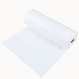 White Plastic Tablecloth Roll in A Cut-to-Size Box with Slide Cutter, Cuts Up to 36 Rectangle 8 Feet