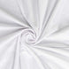 4ft White Stretch Spandex Banquet Tablecloth Top Cover#whtbkgd