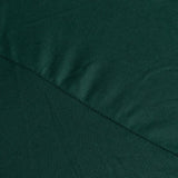 6ft Hunter Emerald Green Wavy Spandex Fitted Rectangle 1-Piece Tablecloth Table Skirt