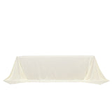 White tablecloth draped elegantly over a table
